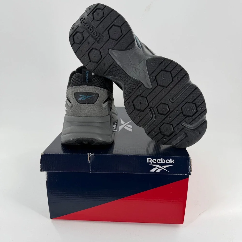 Reebok M Charge Mens Sneakers Med Grey‎ Blue Black AR30246M-NMB Size 9M